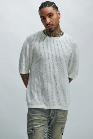 Alec Relaxed Short Sleeve Tee - White