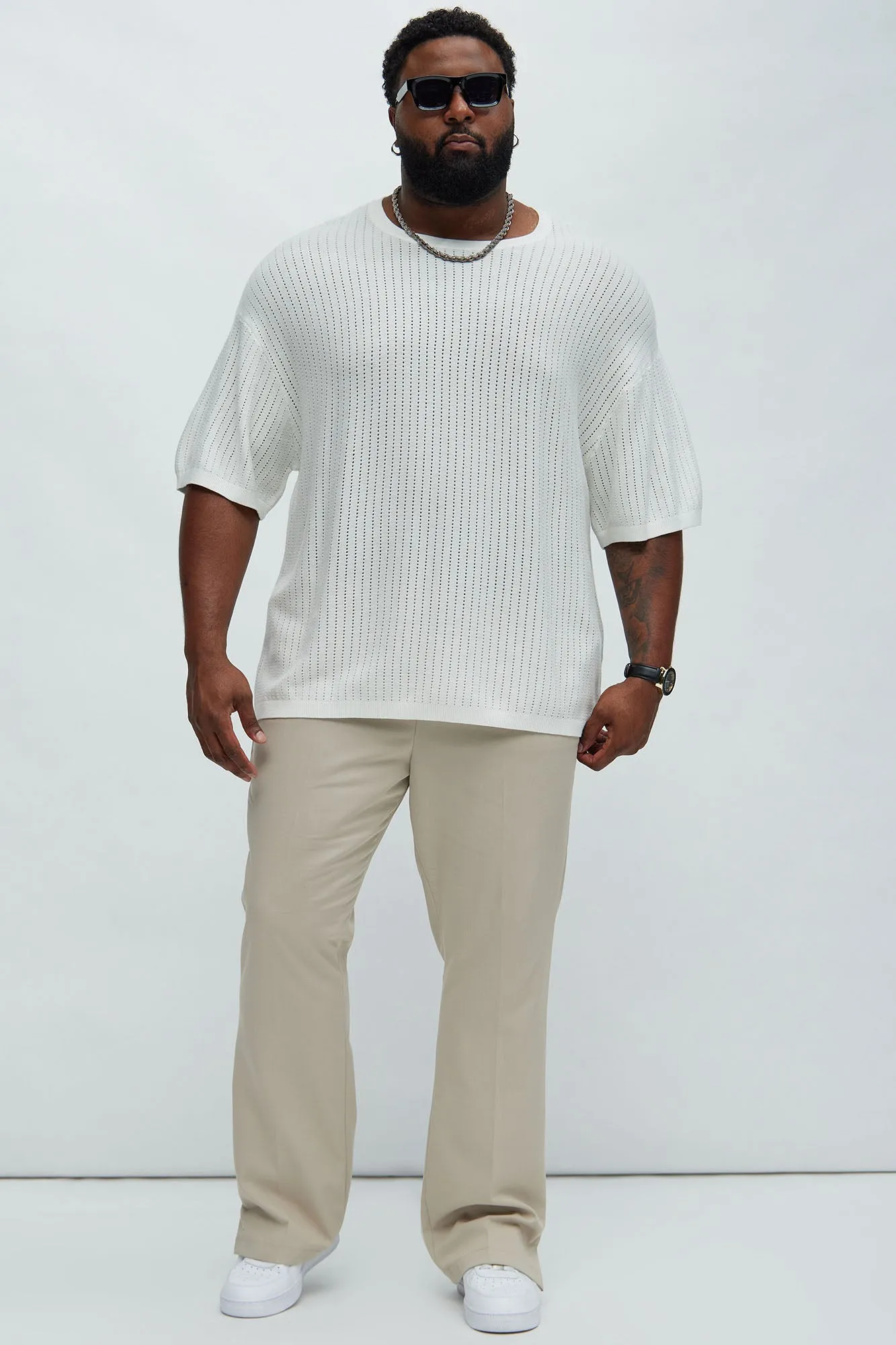 Alec Relaxed Short Sleeve Tee - White