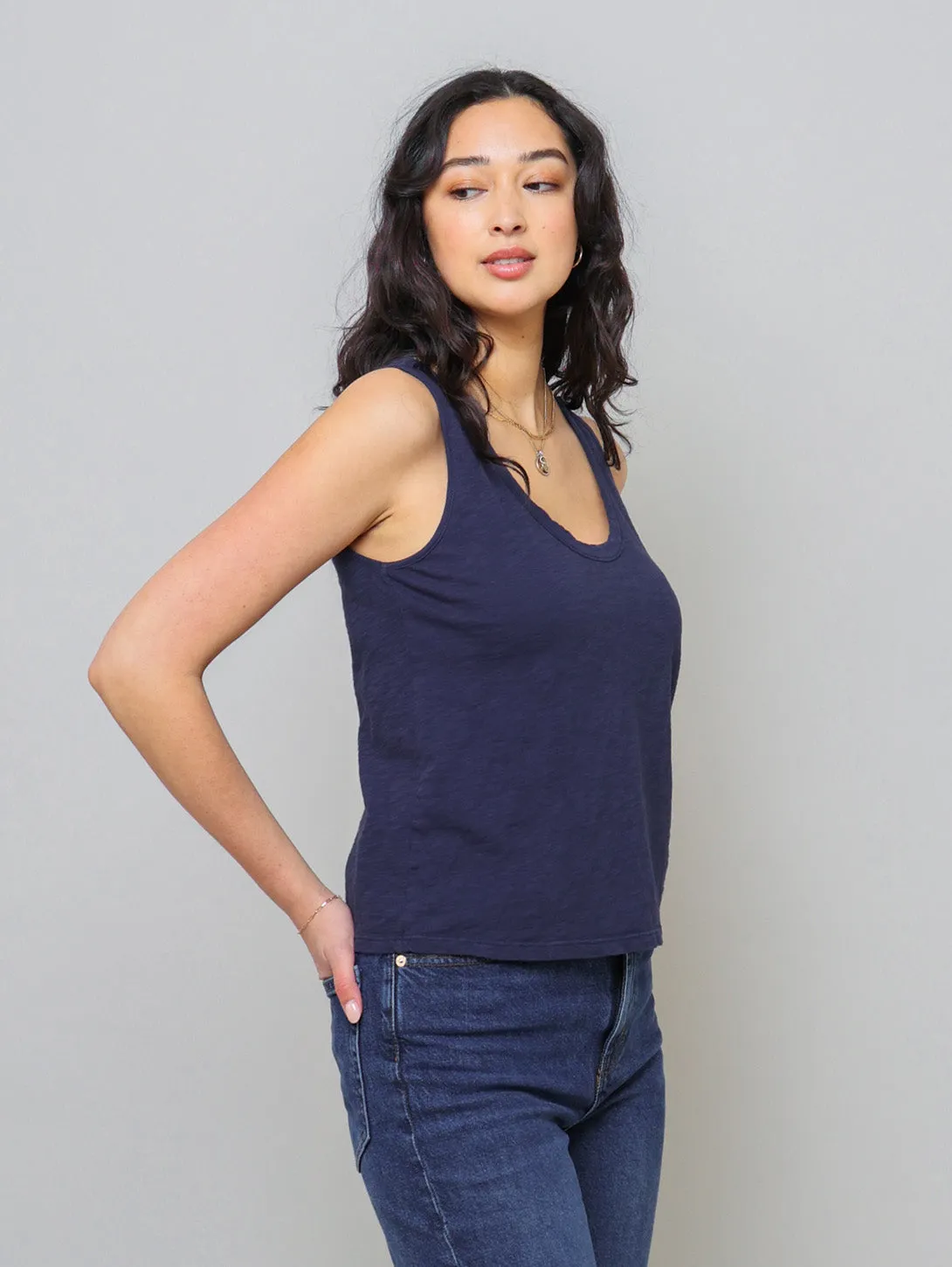 Aya Tank Top - Bluechip