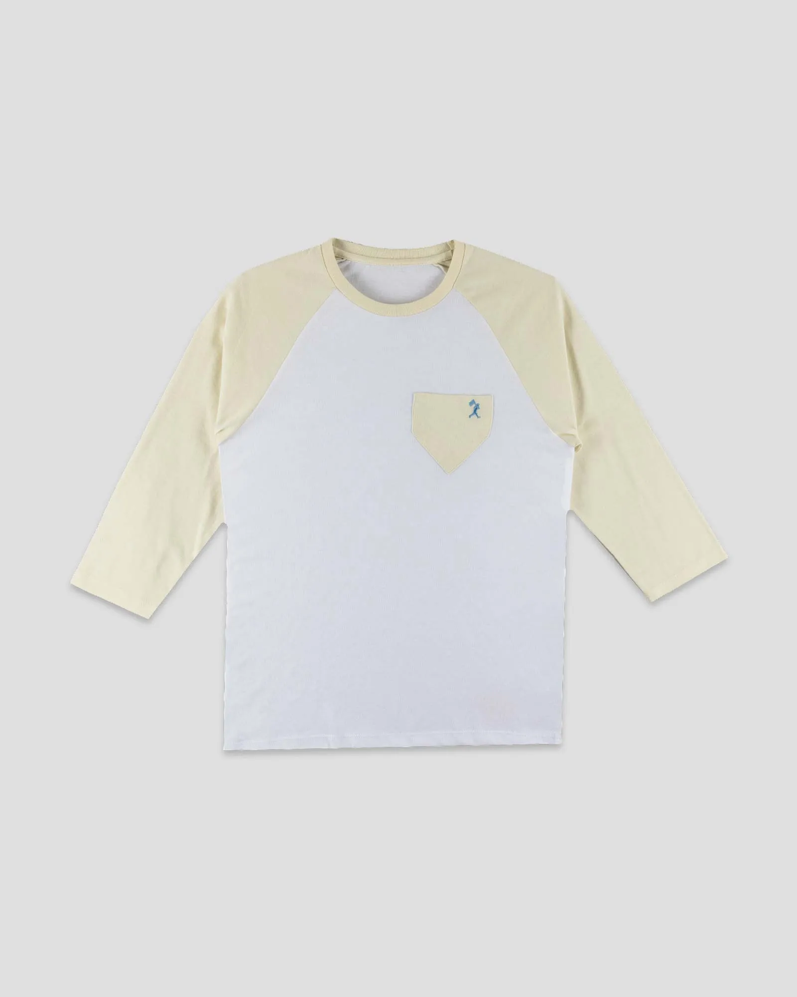 Homeplate Pocket Womens 3/4 Sleeve - Cream