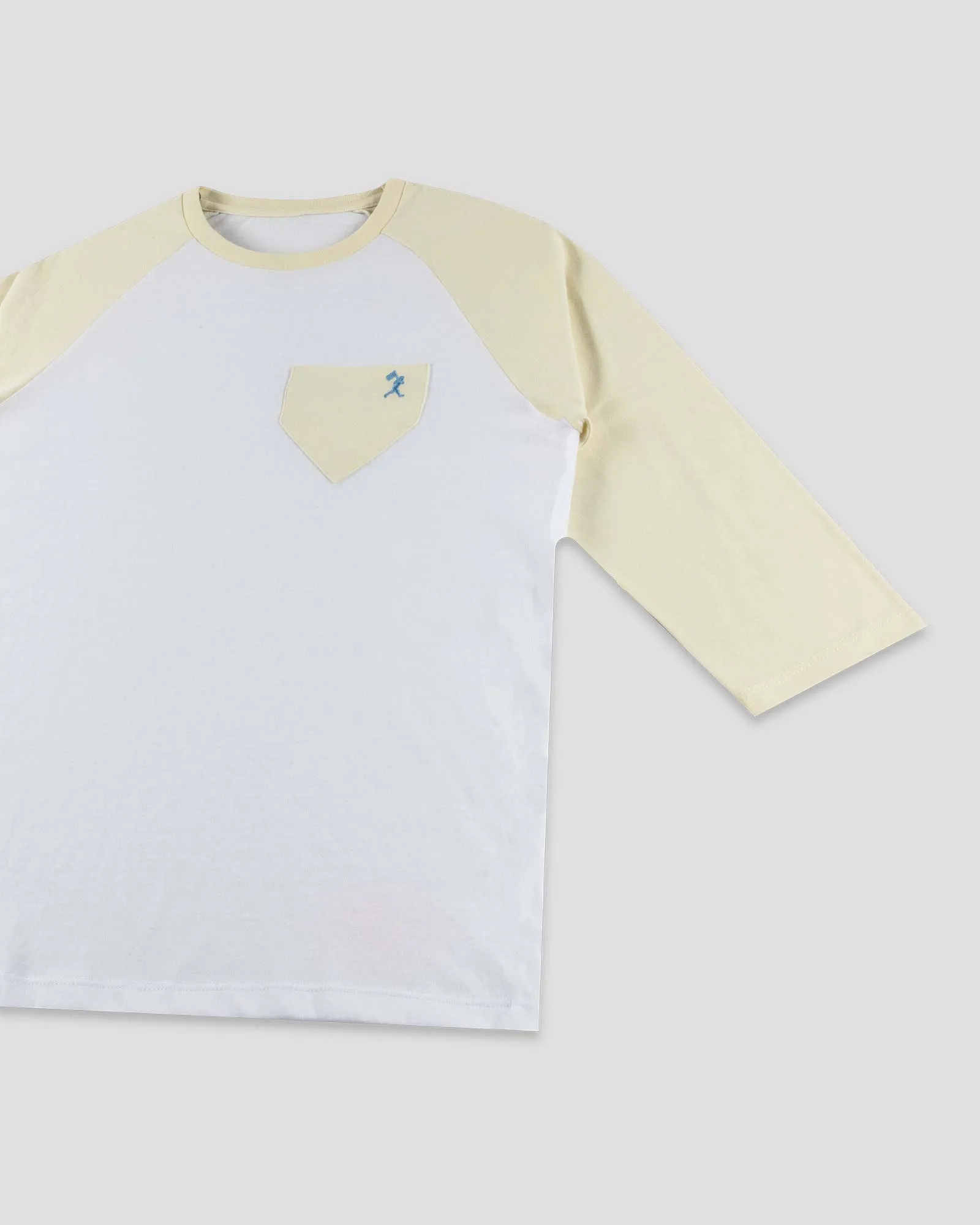 Homeplate Pocket Womens 3/4 Sleeve - Cream