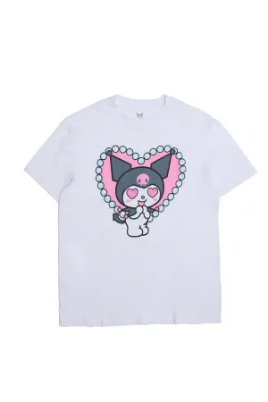 Kuromi Heart Eyes Graphic Relaxed Tee