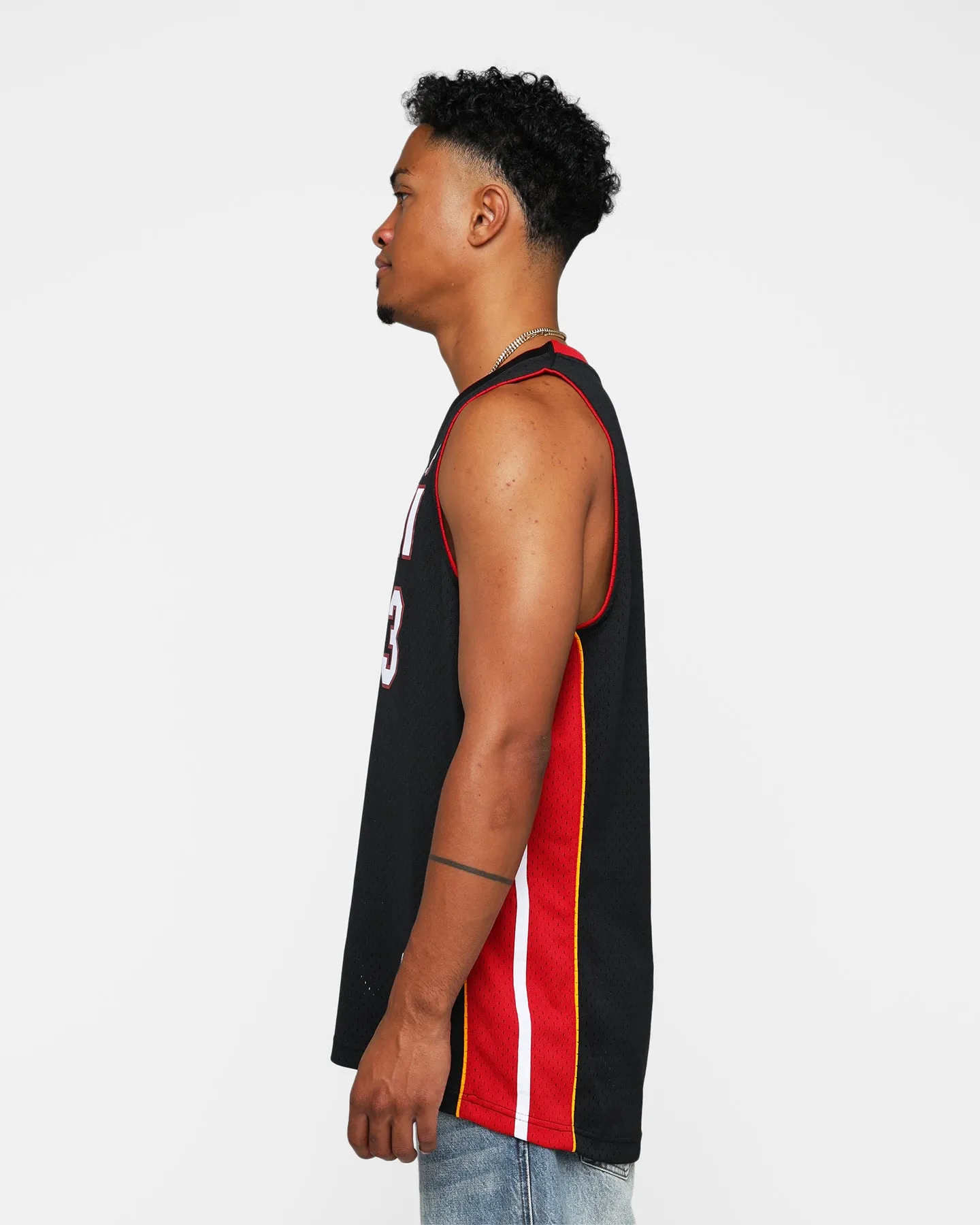 Mitchell & Ness Miami Heat Dwyane Wade 2012-2013 Swing Jersey Black
