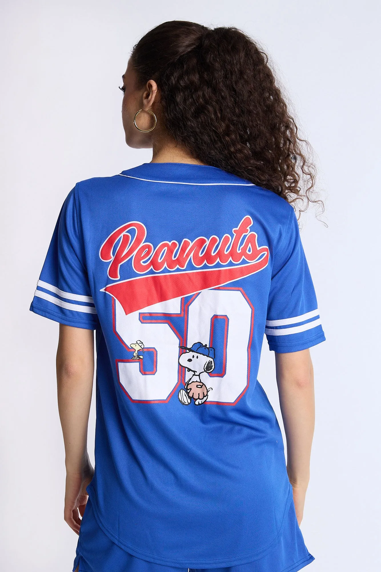 Peanuts 50 Mesh Baseball Jersey