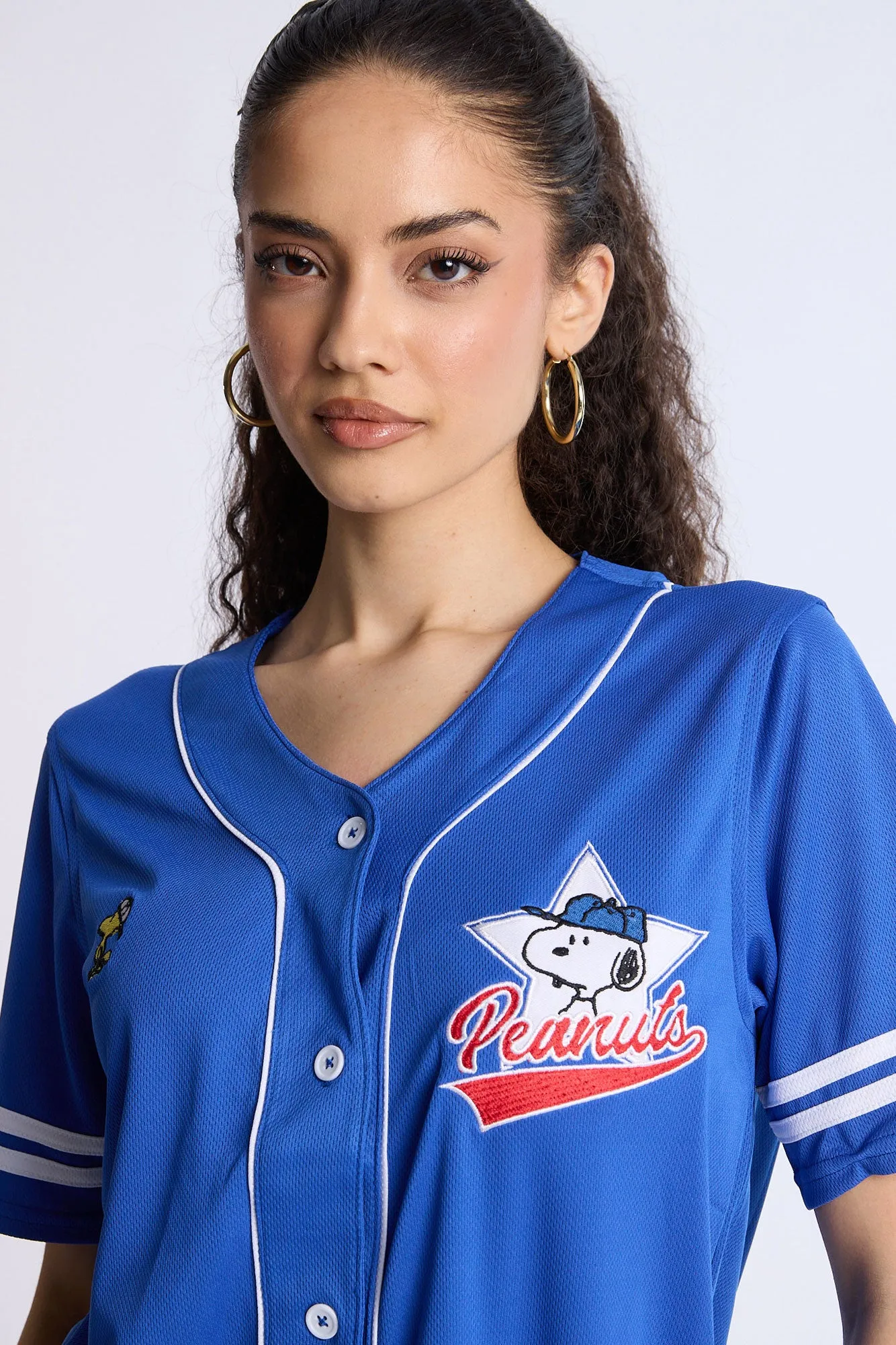 Peanuts 50 Mesh Baseball Jersey