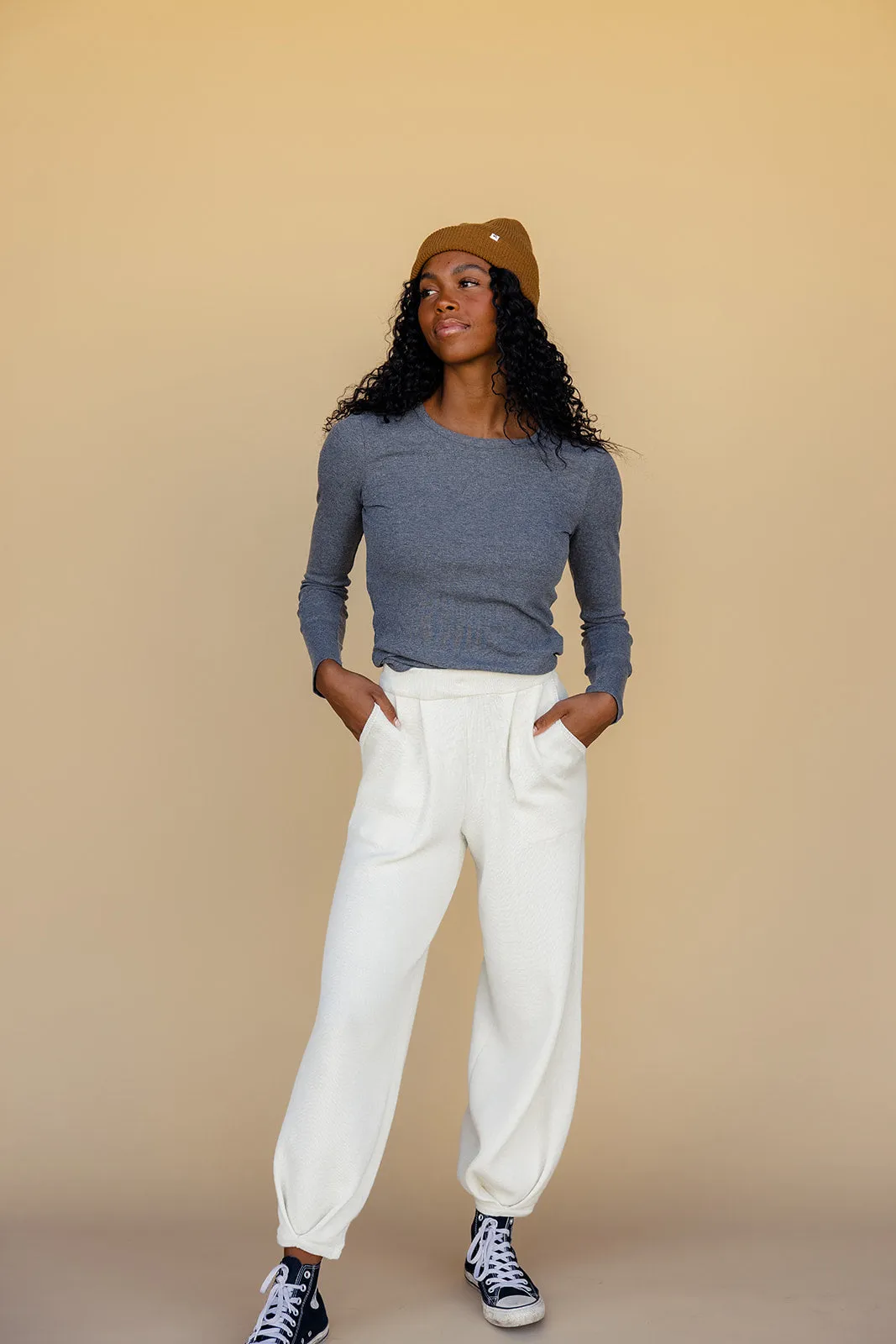 Too Right Ribbed Long Sleeve
